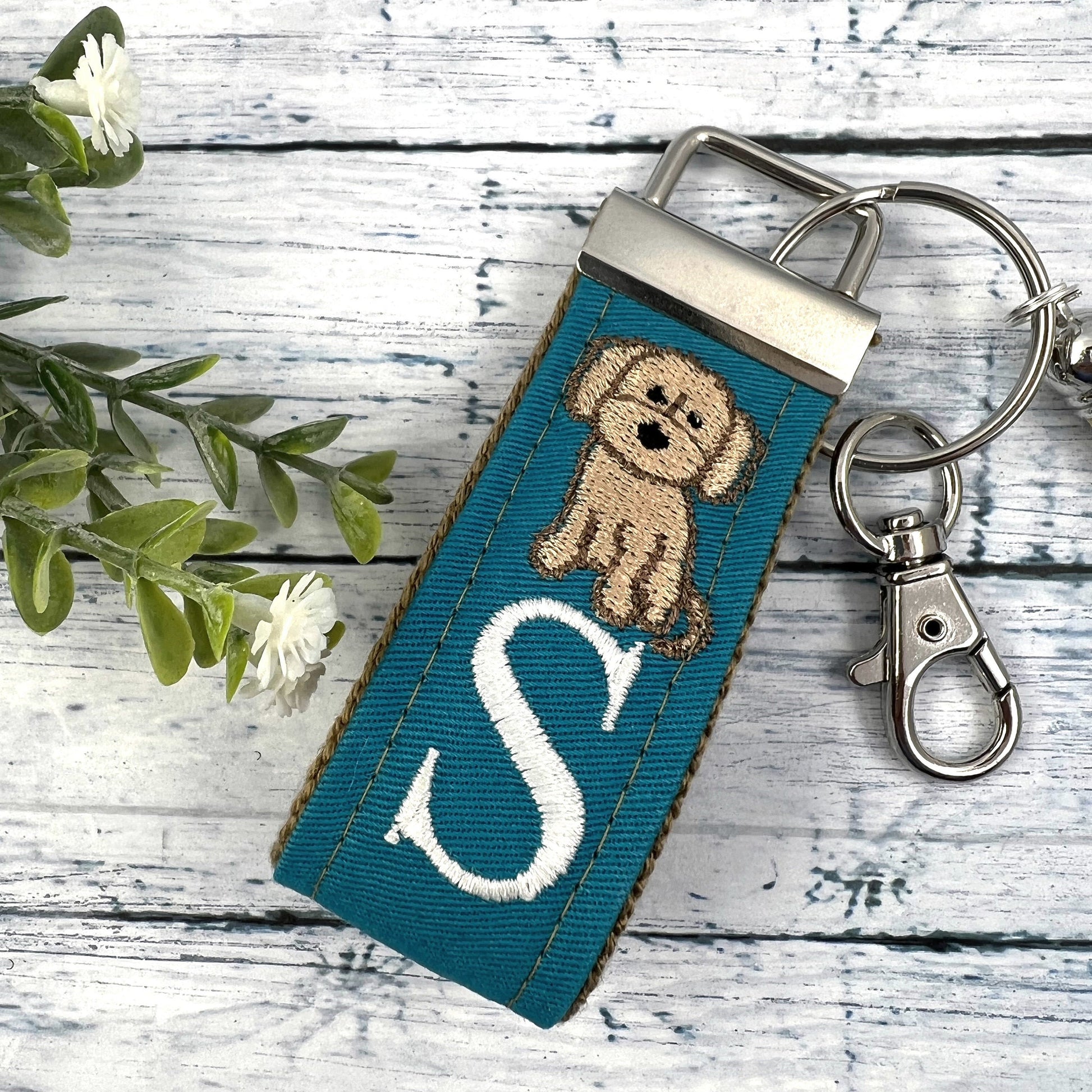 Handmade Golden Doodle Keychain, Doodle Mom, Golden Doodle Gift, Popular Right Now, Personalized Gift, Personalized Keychain, Luggage Tag