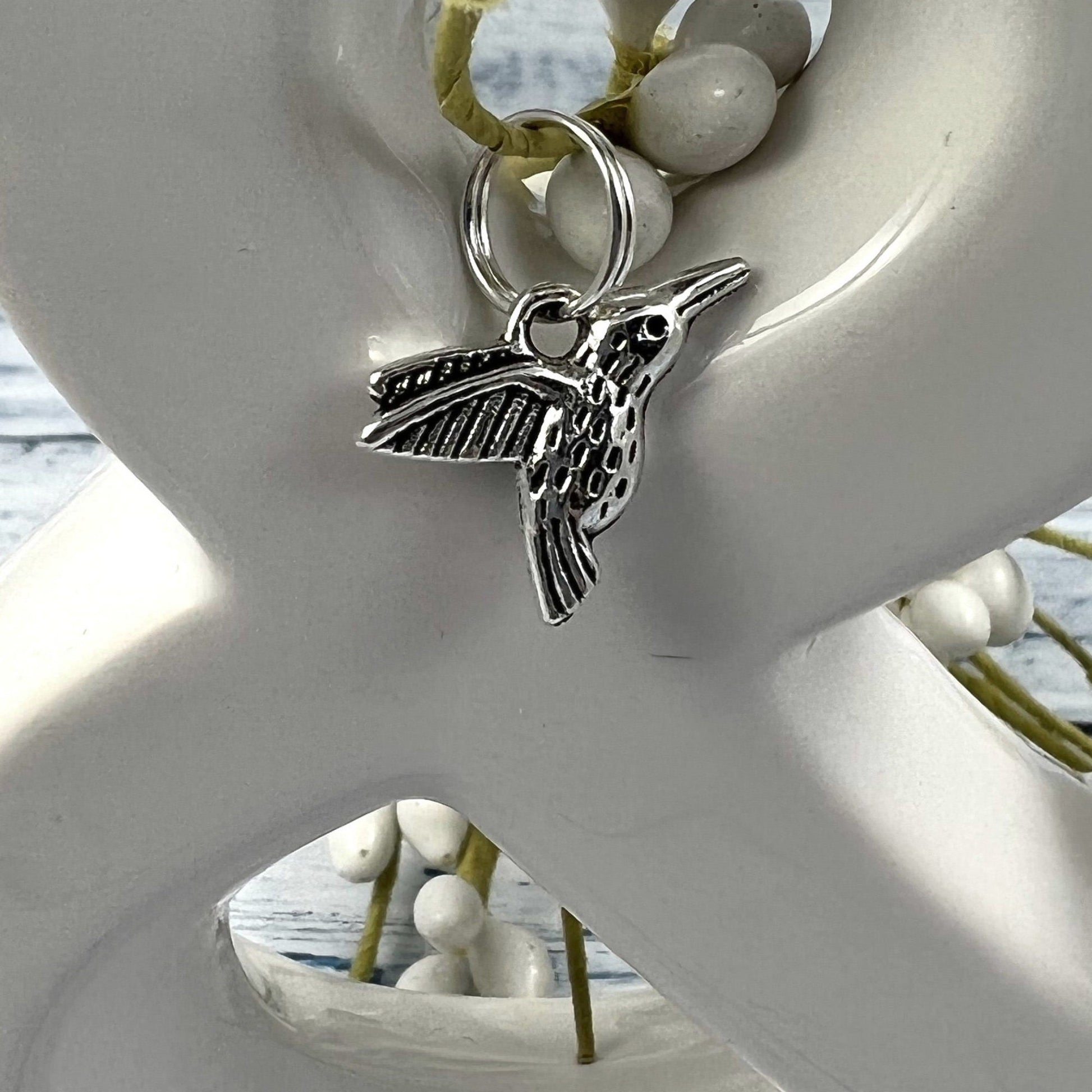 Handmade Hummingbird Keychain, Hummingbirds, Customizable Keychain, Personalized Keychain, Luggage Tag, Bird Keychain, Hummingbird Gifts