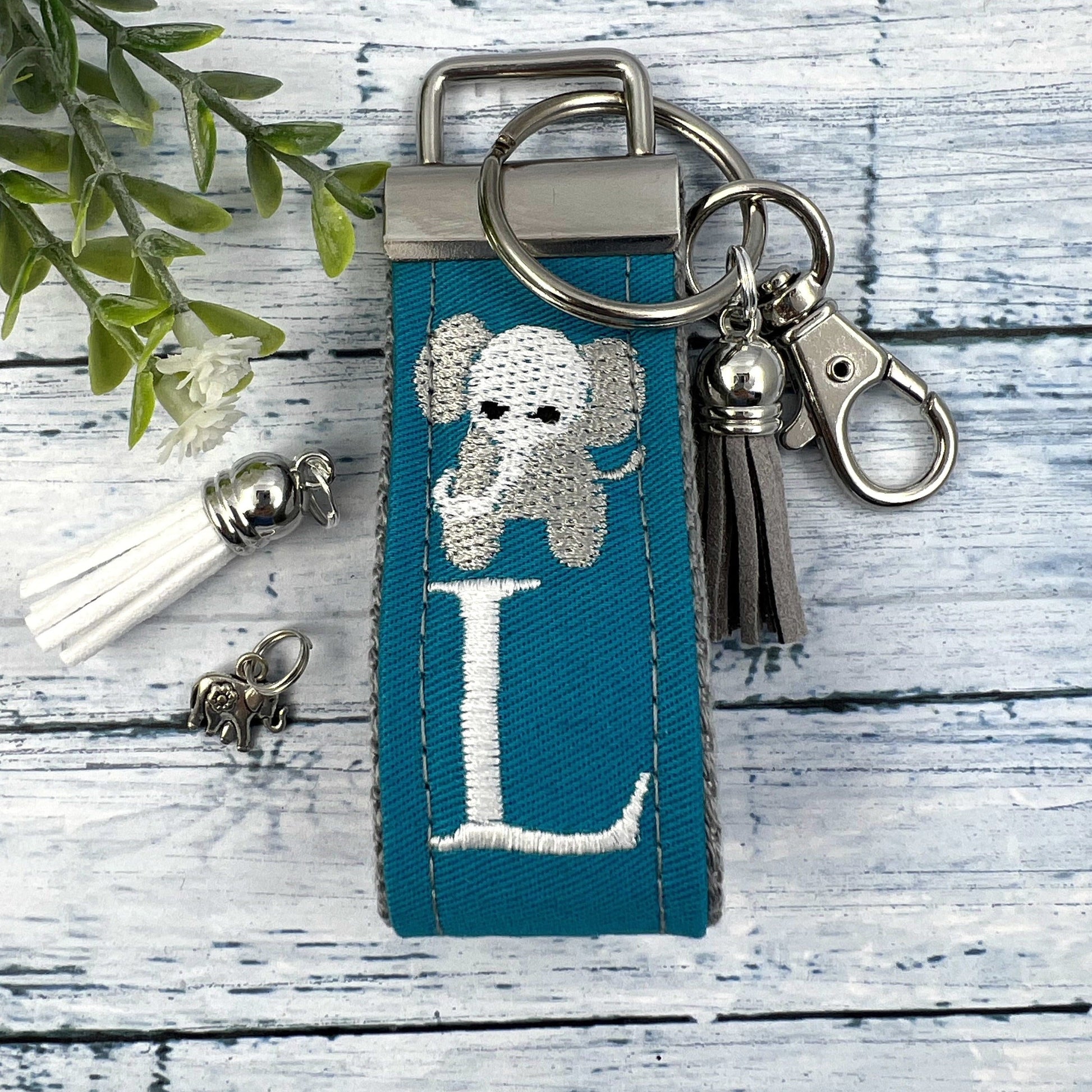Elephant Keychain, Elephant Gifts for Women, Mini Keychain, Popular Right Now, Personalized Keychain, Luggage Tag, Backpack keychain