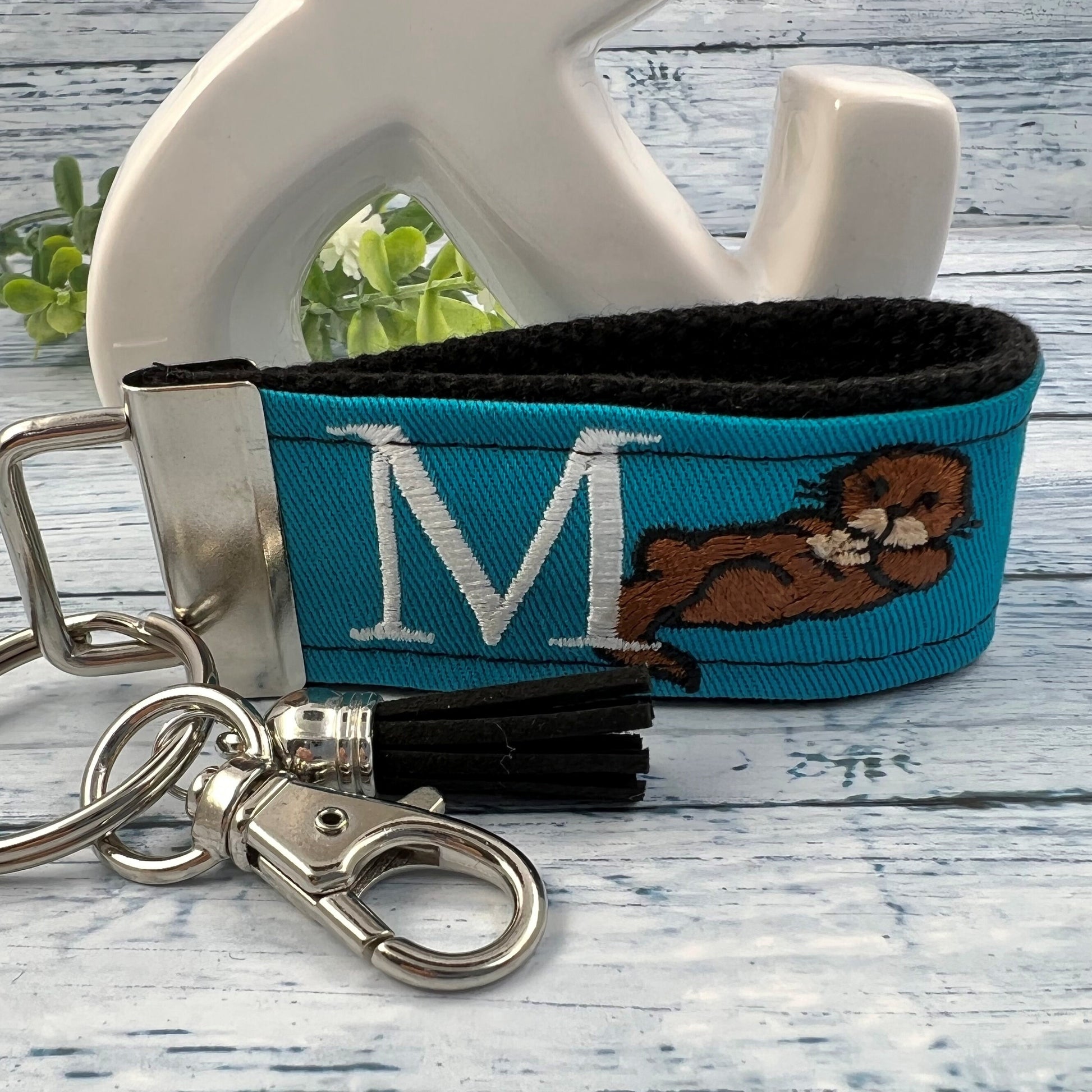 Otter Keychain, Otter Gift, Mini Keychain, Popular Right Now, Personalized Keychain, Luggage Tag, Backpack keychain, Sea Otter, Otters