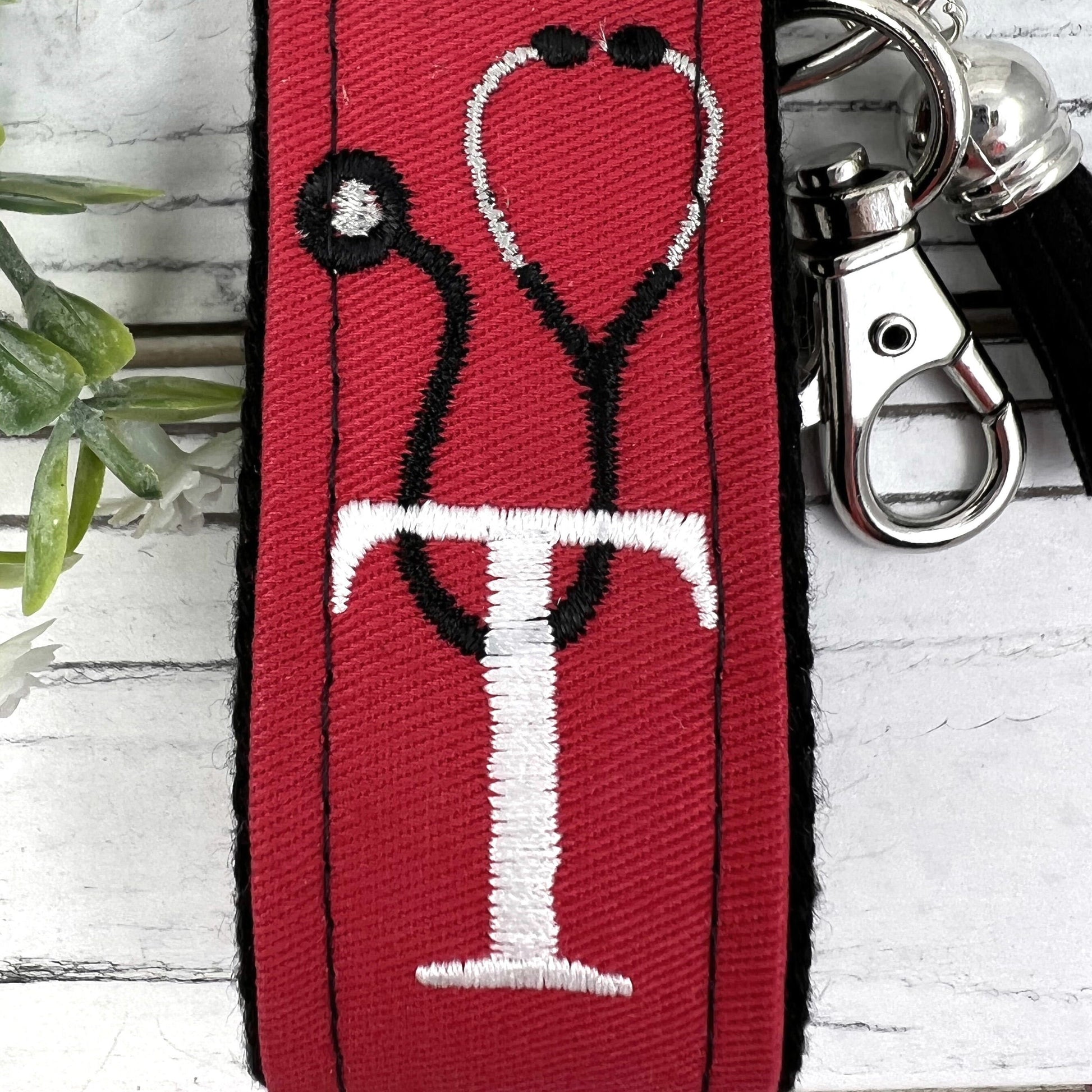 Stethoscope Keychain, Customizable Keychain, Personalized Initial Keychain, Luggage Tag, Medical Student Gift, Gift for Nurse Graduation