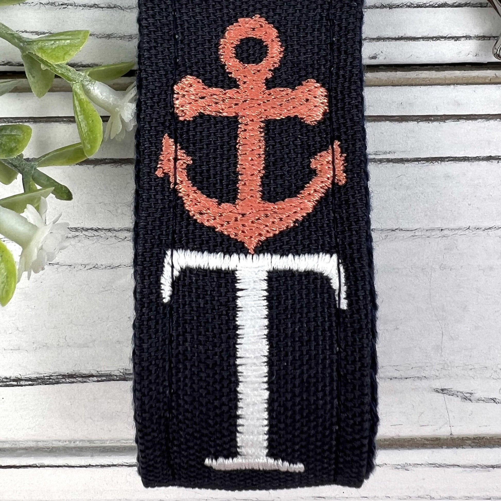 Handmade Anchor Keychain, Beach Keychain, Initial Keychain, Luggage Tag, Retirement Gifts, Beach Life, Nautical, 21st Birthday Gift for Her