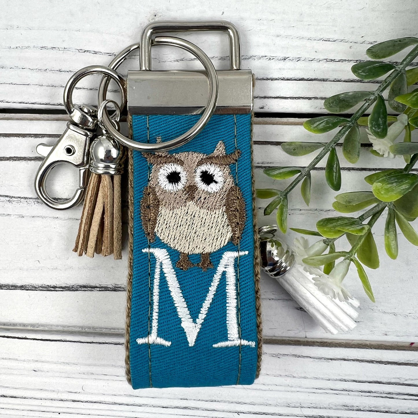 Handmade Owl Keychain, Owl Gift, High School Teacher, Customizable Keychain, Personalized Keychain, Luggage Tag, Teacher Retirement Gift