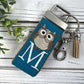 Handmade Owl Keychain, Owl Gift, High School Teacher, Customizable Keychain, Personalized Keychain, Luggage Tag, Teacher Retirement Gift