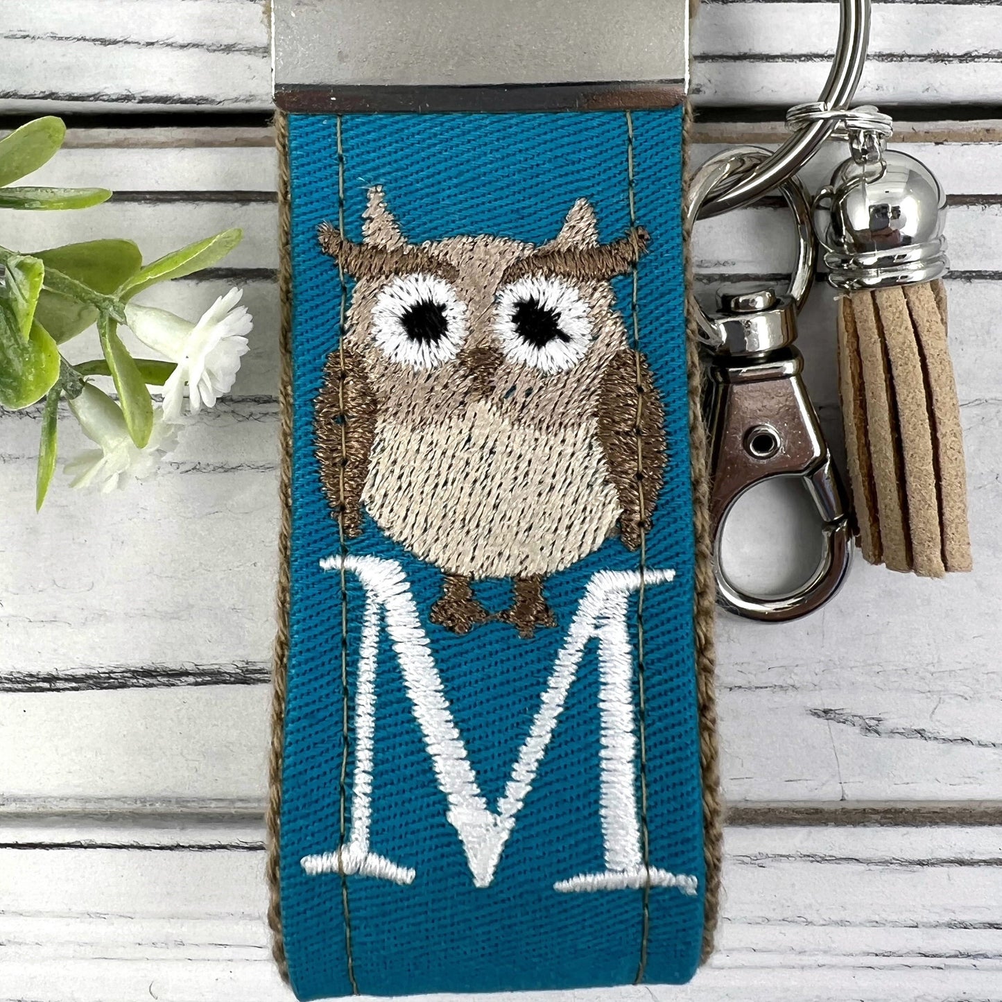 Handmade Owl Keychain, Owl Gift, High School Teacher, Customizable Keychain, Personalized Keychain, Luggage Tag, Teacher Retirement Gift