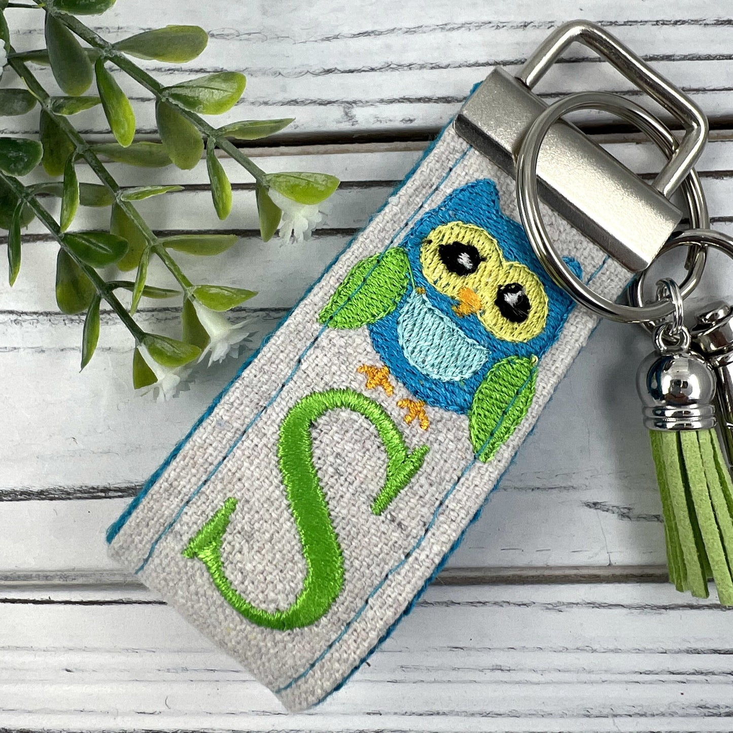 Handmade Owl Keychain, Owl Gift, High School Teacher, Customizable Keychain, Personalized Keychain, Luggage Tag, Teacher Retirement Gift