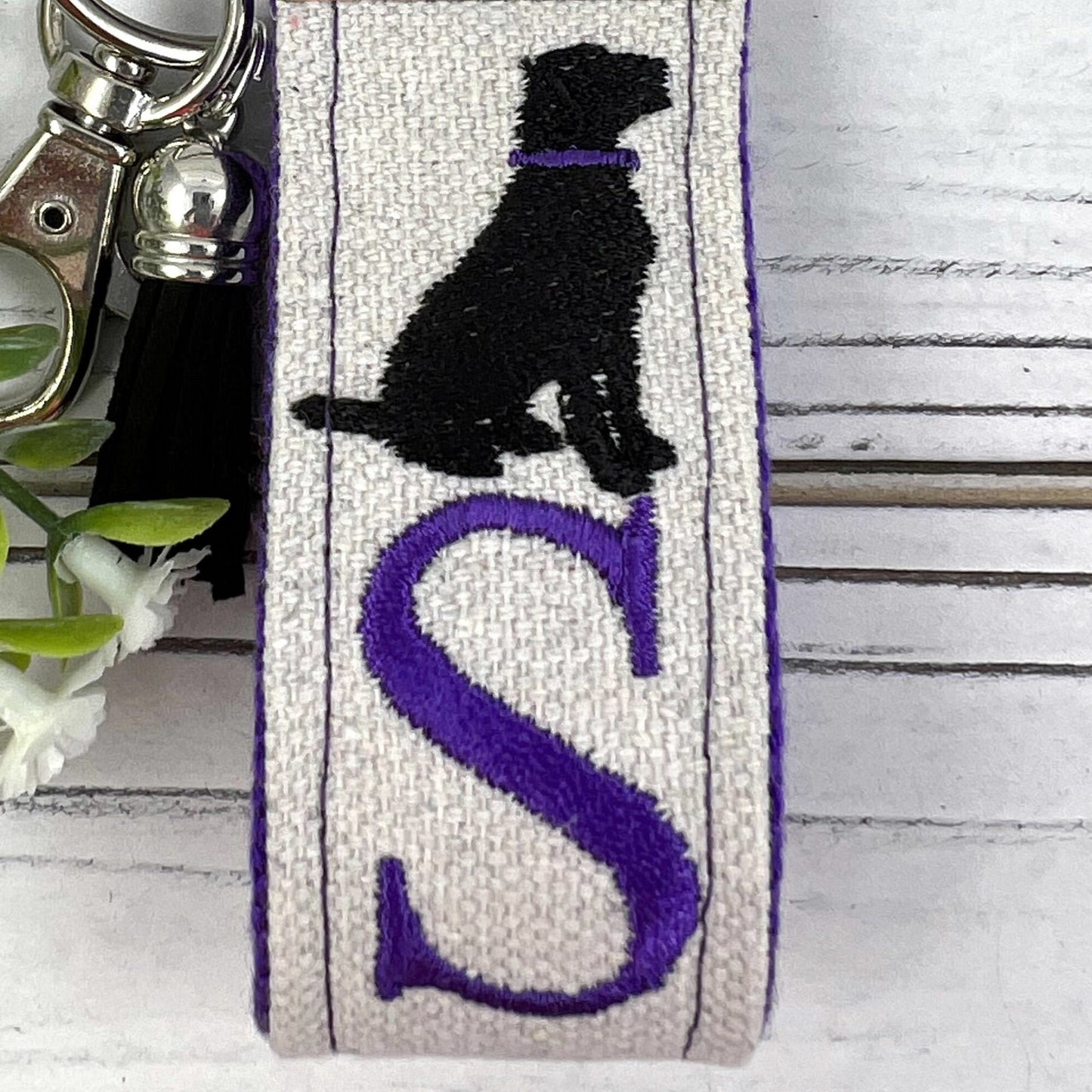 Handmade Dog Keychain, Adopt a Pet, Personalized Keychain, Luggage Tag, Dog Mom, Initial Keychain, Dog Mom Gift, Dog Sitter, Veterinarian