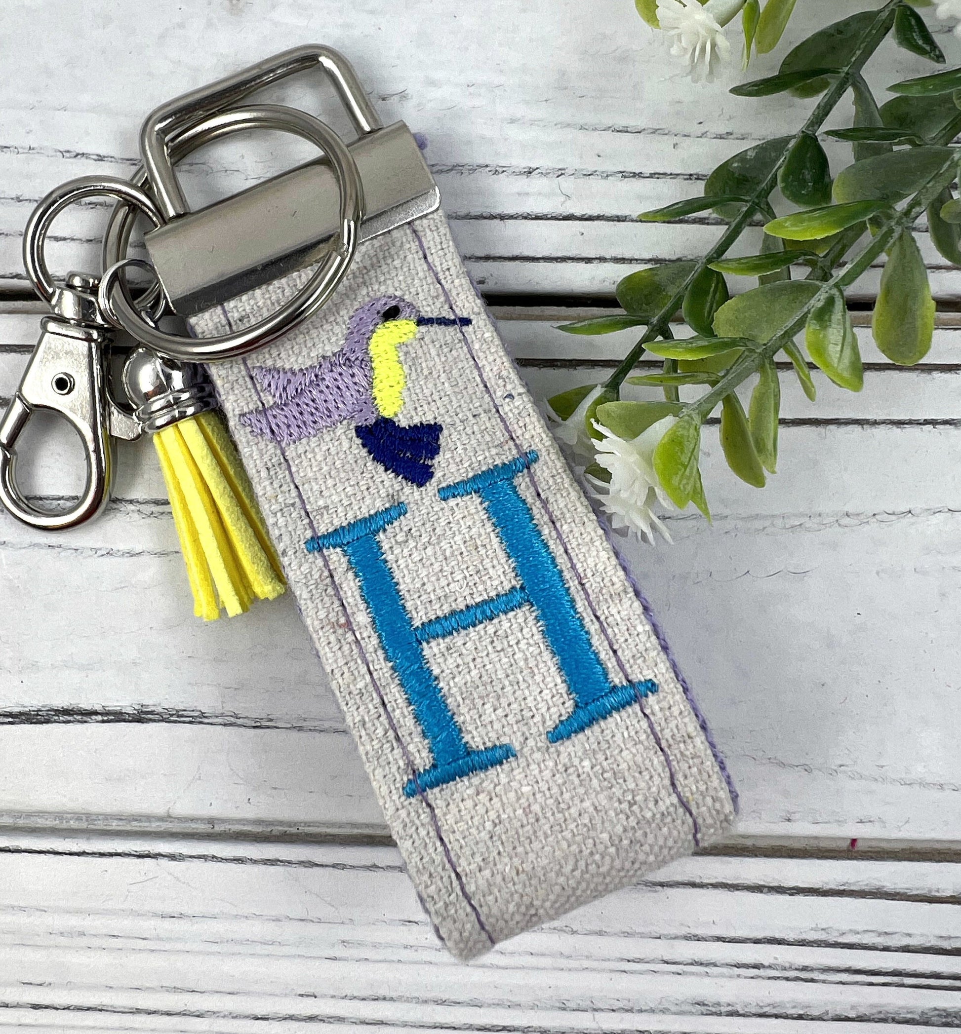 Handmade Hummingbird Keychain, Hummingbirds, Customizable Keychain, Personalized Keychain, Luggage Tag, Bird Keychain, Hummingbird Gifts