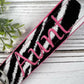 Handmade Aunt Keychain in Zebra, Aunt Gift, Aunt Birthday Gift, Embroidered Keychain, Aunt Gift from Niece, Aunt Gift from Baby, Auntie