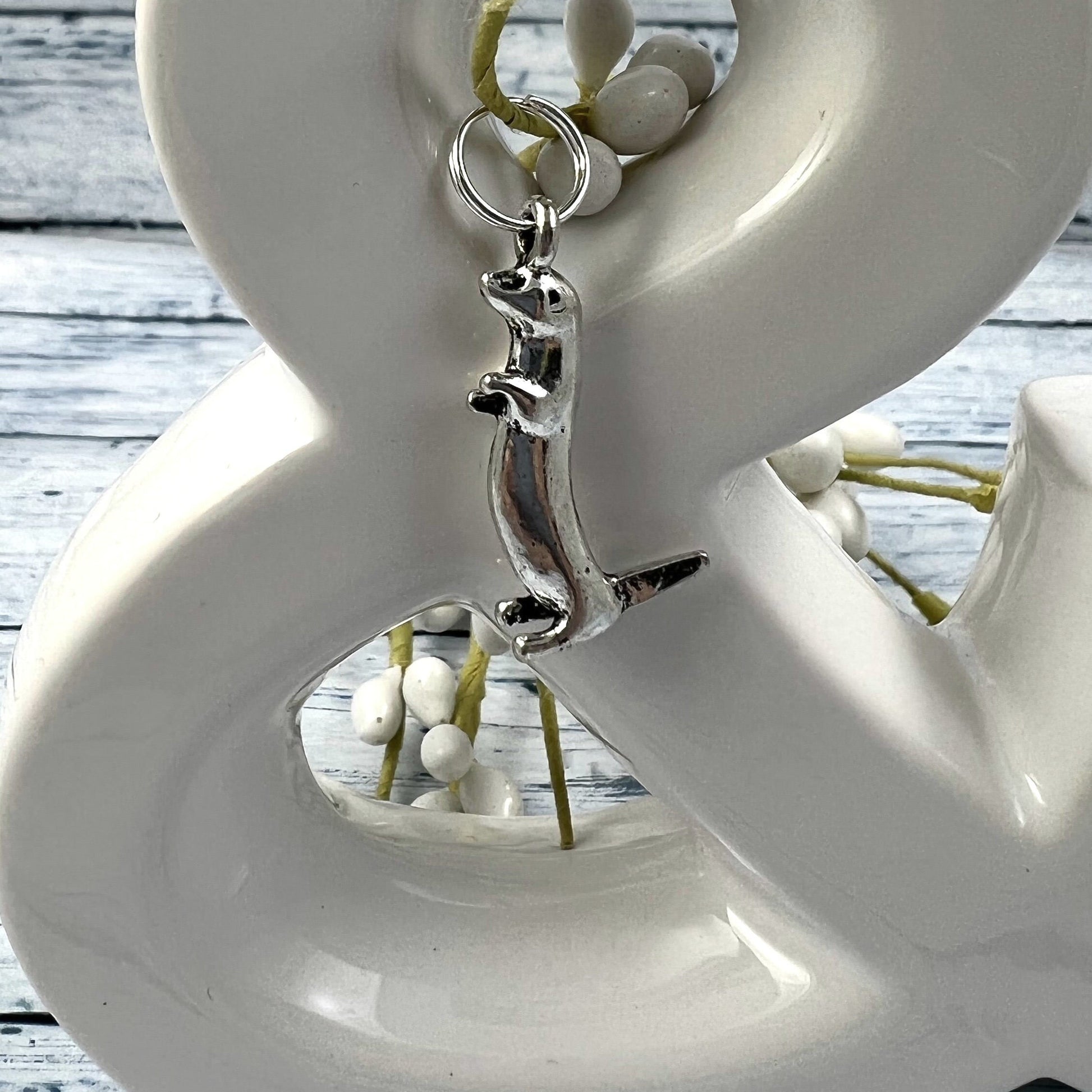 Otter Keychain, Otter Gift, Mini Keychain, Popular Right Now, Personalized Keychain, Luggage Tag, Backpack keychain, Sea Otter, Otters