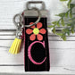Handmade Hippie Flower Keychain, Groovy Flowers, Customizable Keychain, Personalized Keychain, Luggage Tag, Moving Away Gift, Step Mom Gift