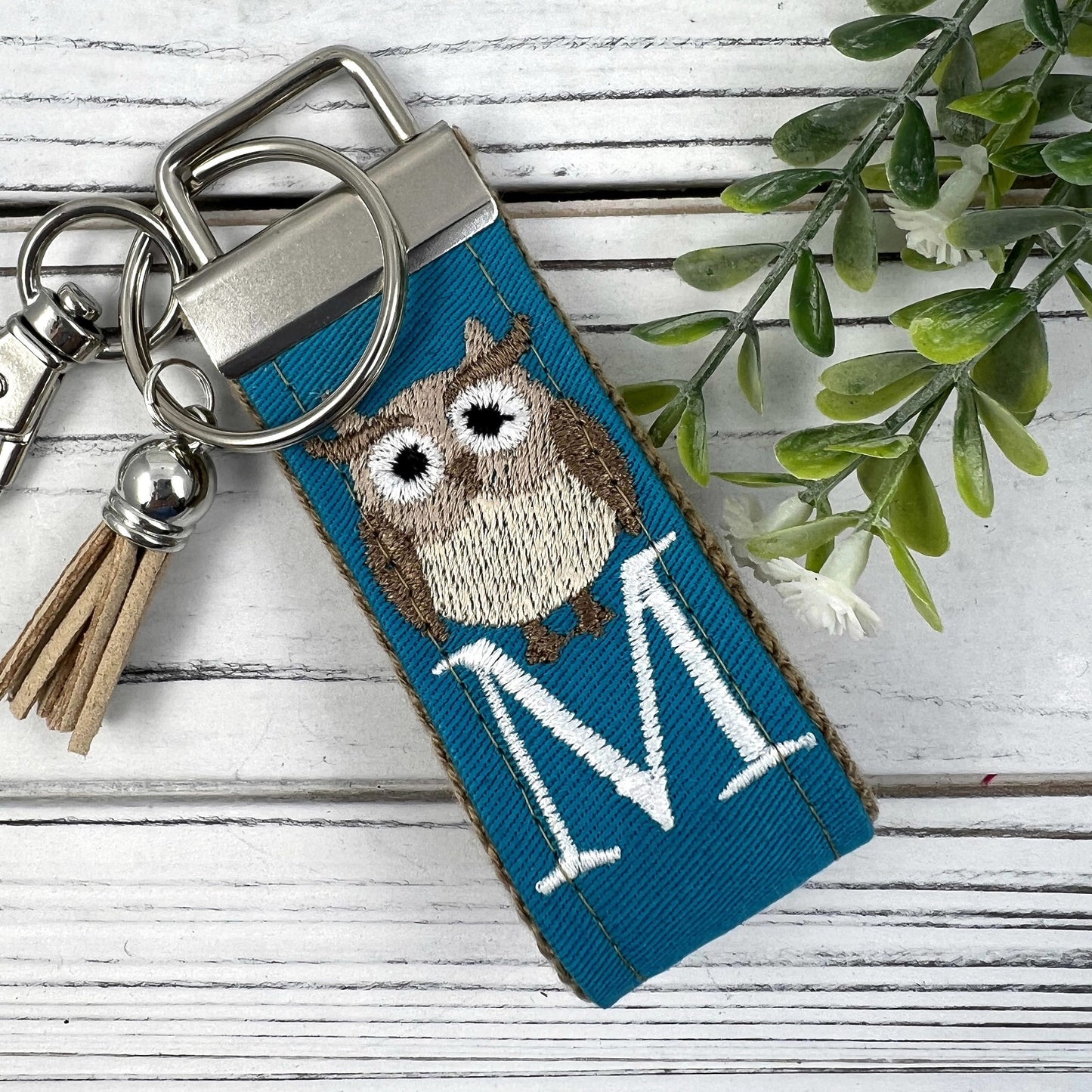Handmade Owl Keychain, Owl Gift, High School Teacher, Customizable Keychain, Personalized Keychain, Luggage Tag, Teacher Retirement Gift