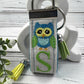 Handmade Owl Keychain, Owl Gift, High School Teacher, Customizable Keychain, Personalized Keychain, Luggage Tag, Teacher Retirement Gift