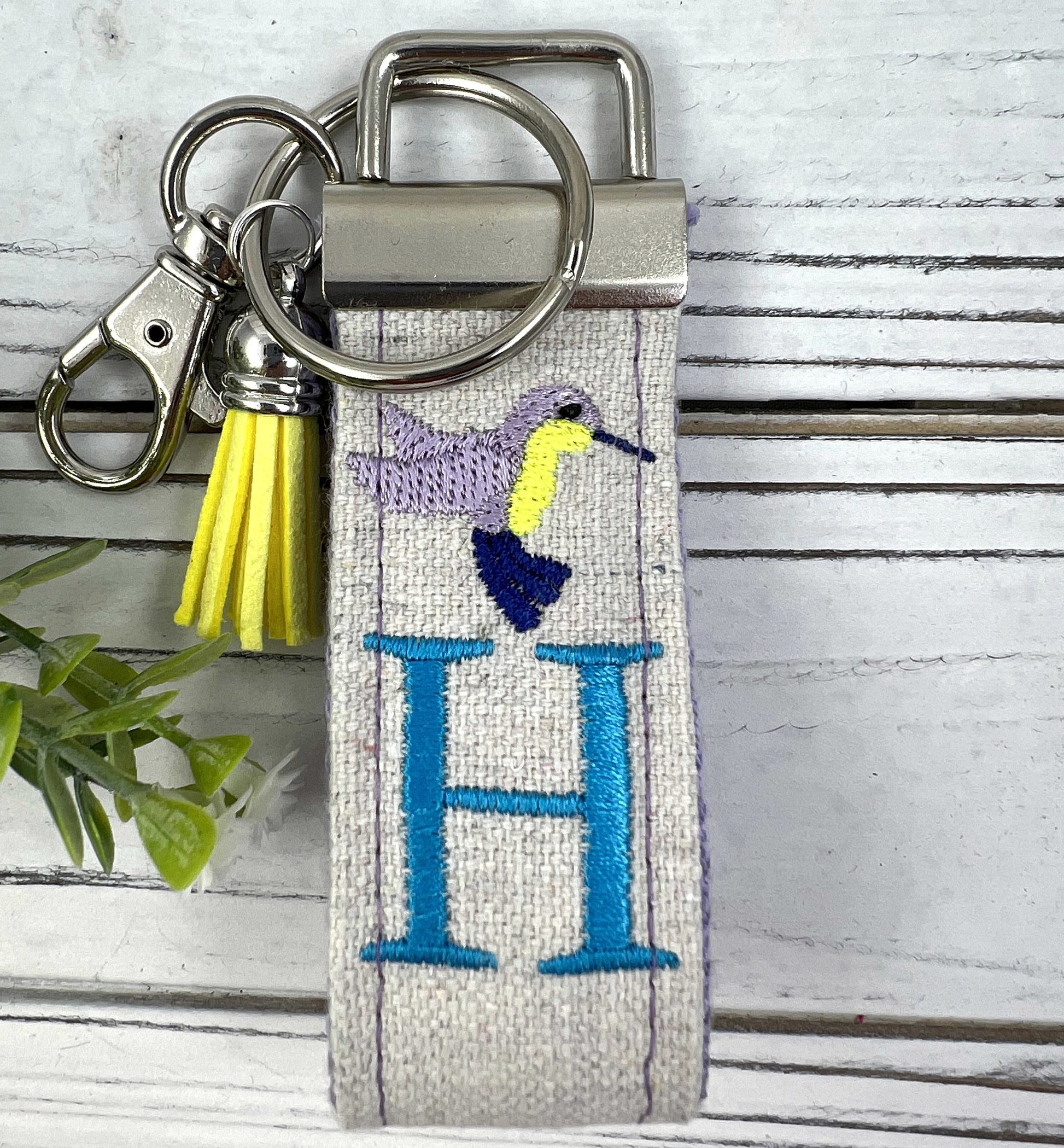 Handmade Hummingbird Keychain, Hummingbirds, Customizable Keychain, Personalized Keychain, Luggage Tag, Bird Keychain, Hummingbird Gifts