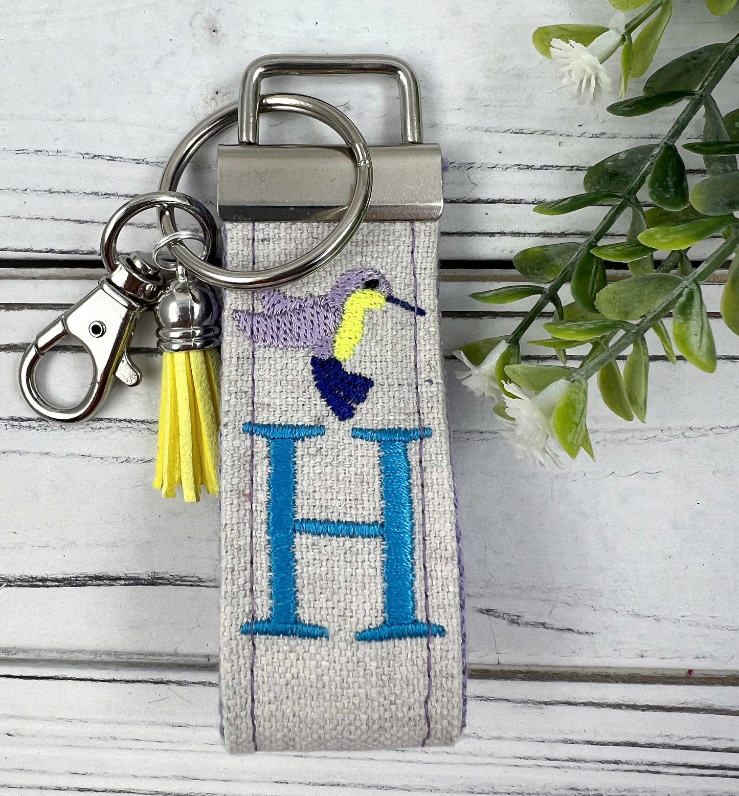 Handmade Hummingbird Keychain, Hummingbirds, Customizable Keychain, Personalized Keychain, Luggage Tag, Bird Keychain, Hummingbird Gifts