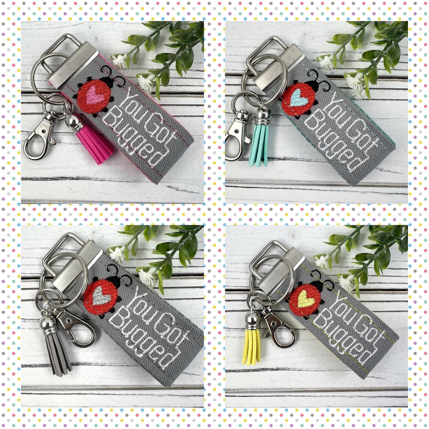 Handmade Ladybug Keychain, Ladybug Gifts, Ladybugs, Popular Right Now, Personalized Gift, Lady bugs, Personalized Keychain, Luggage Tag