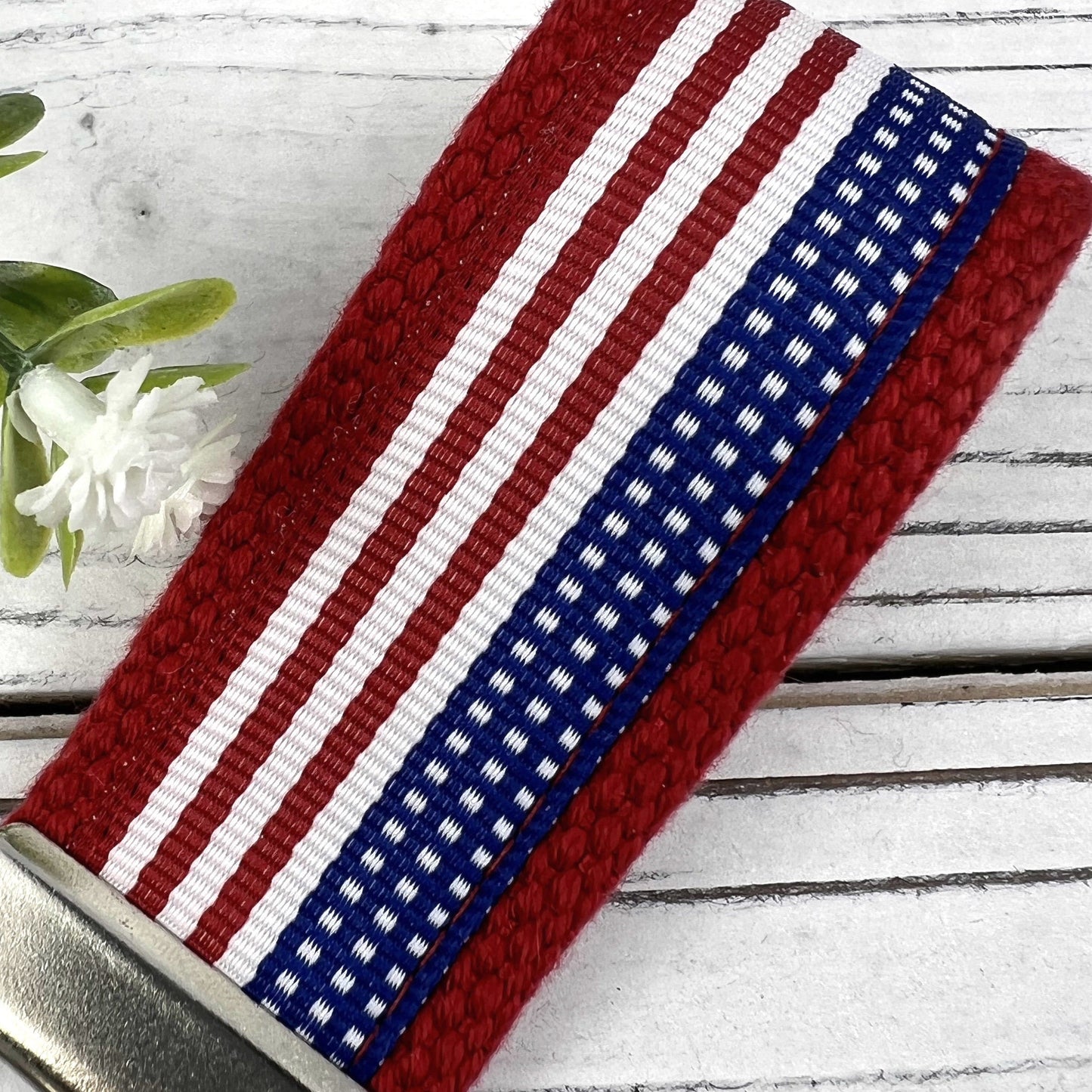 Handmade Flag Keychain, American Flag, Flag Gifts, Mini Backpack Keychain, Luggage Tag, Military Mom Gift, Moving Away Gift, Trending Now