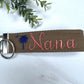 Nana Keychain | Nana Gift | Nana Birthday Gift | Embroidered Keychain | Nana Key chain | Embroidered key fob | Palmetto Tree and moon