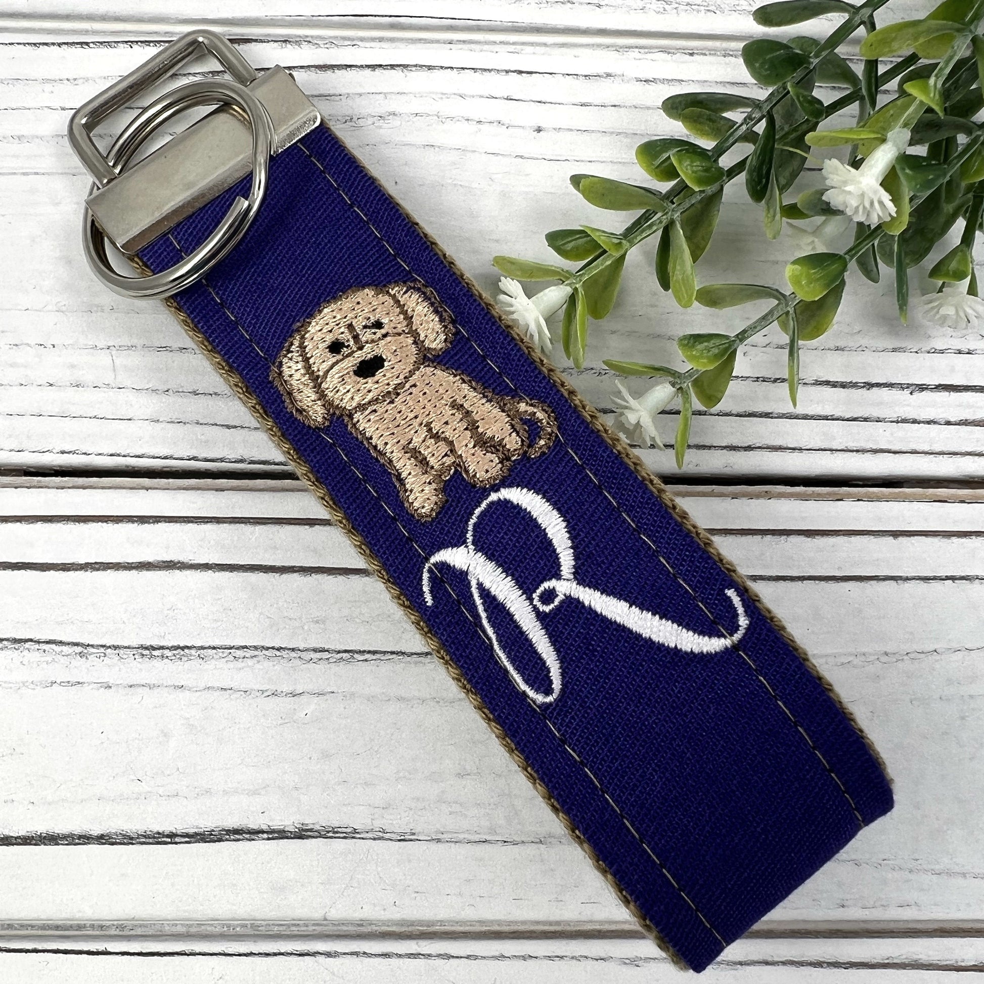 Goldendoodle Keychain, Doodle Mom, GoldenDoodle Gifts, Popular Right Now, Personalized Gift, Personalized Keychain, Wristlet Keychain