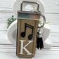 Handmade Music Keychain, Music Gift, Musical Notes, Popular Right Now, Personalized Gift, Music Teacher Gift Personalized Keychain, Musical