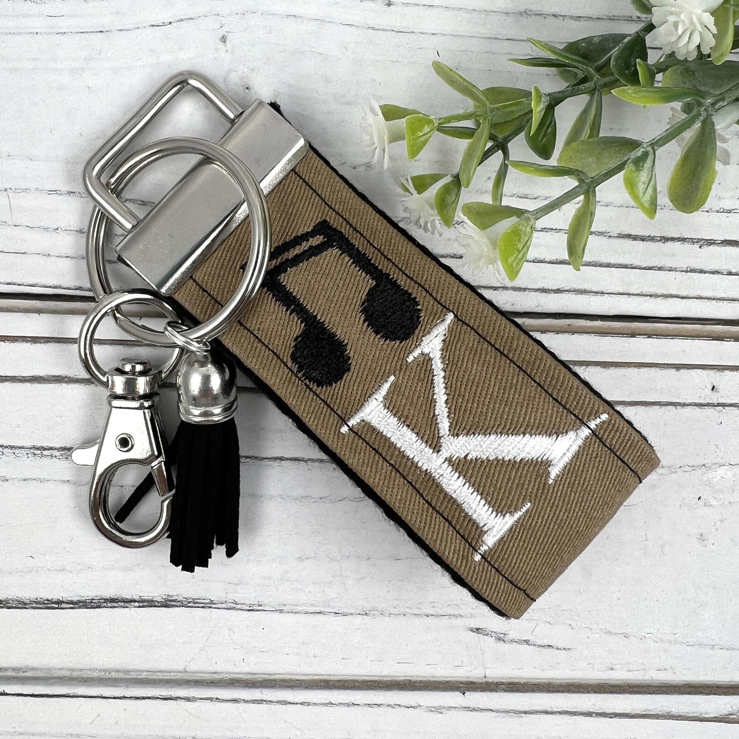 Handmade Music Keychain, Music Gift, Musical Notes, Popular Right Now, Personalized Gift, Music Teacher Gift Personalized Keychain, Musical