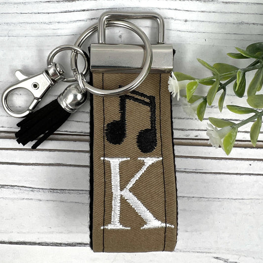 Handmade Music Keychain, Music Gift, Musical Notes, Popular Right Now, Personalized Gift, Music Teacher Gift Personalized Keychain, Musical
