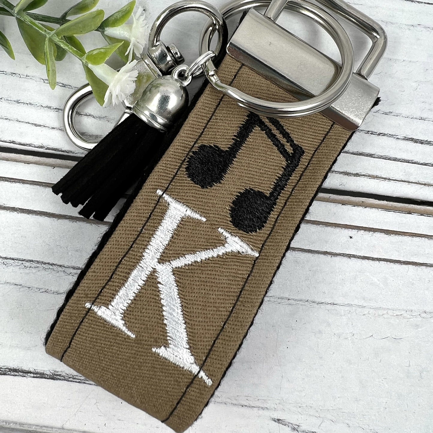 Handmade Music Keychain, Music Gift, Musical Notes, Popular Right Now, Personalized Gift, Music Teacher Gift Personalized Keychain, Musical
