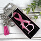 Breast Cancer Keychain, Cancer Gifts, Cancer Ribbon, Cancer Survivor, Cancer Care Package, Breast Cancer Ribbon, Breast Cancer Gifts
