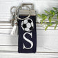Soccer Keychain, Soccer keychain personalized, Keychain for backpack, soccer ball keychain, Soccer Mom, Senior gifts for soccer, Soccer gift