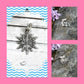 Handmade Snowflake Keychain, Winter Birthday Gift, Snowflake Gifts, Initial Keychain, Snowflake Bridal, Winter Bridal Shower, Skier Gifts