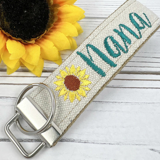 Nana Keychain, Nana Gift, Keychain for Women, Sunflower Gifts, Nana Birthday Gift, Nana Gift from Grandkids, Personalized Nana Gifts