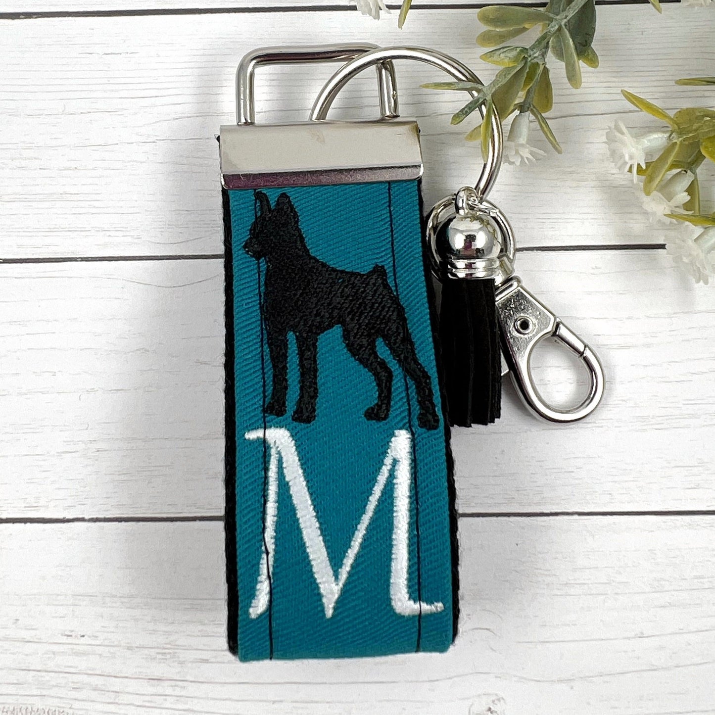 Handmade Miniature Pinscher Keychain, Doberman Gifts, Mini Pinscher, Doberman Pinscher, Personalized Gift, Personalized Keychain, Dog Mom
