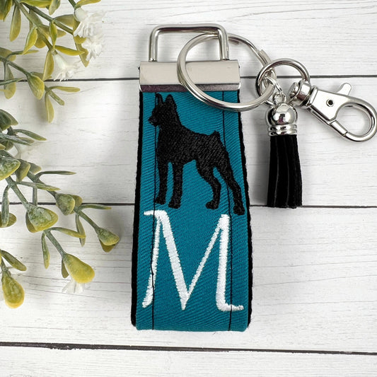 Handmade Miniature Pinscher Keychain, Doberman Gifts, Mini Pinscher, Doberman Pinscher, Personalized Gift, Personalized Keychain, Dog Mom
