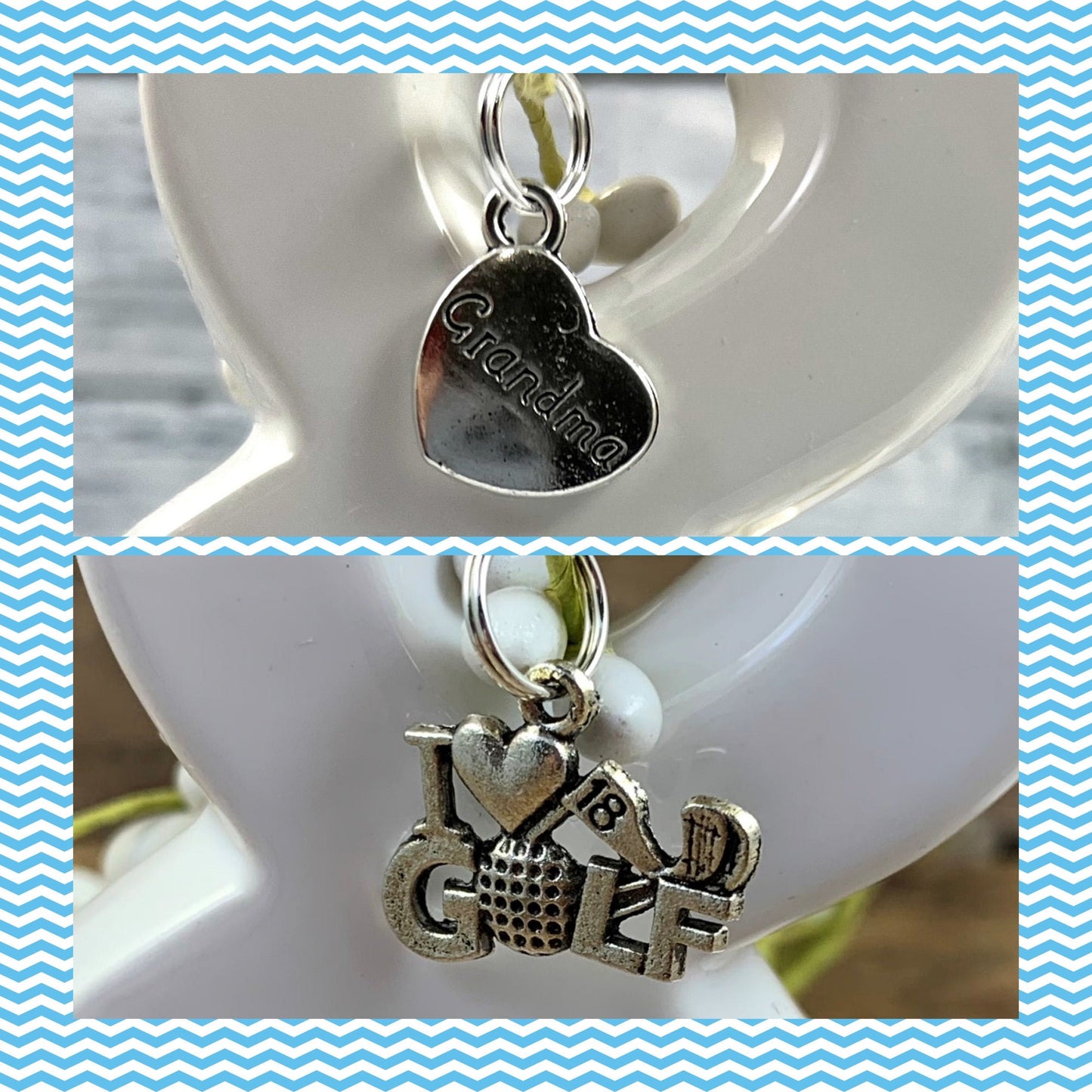 Handmade Grandma Keychain, Grandma Gift, Popular Right Now, Mother in Law Gift, Wristlet Keychain, Golf Gifts for Women, Retirement Gift