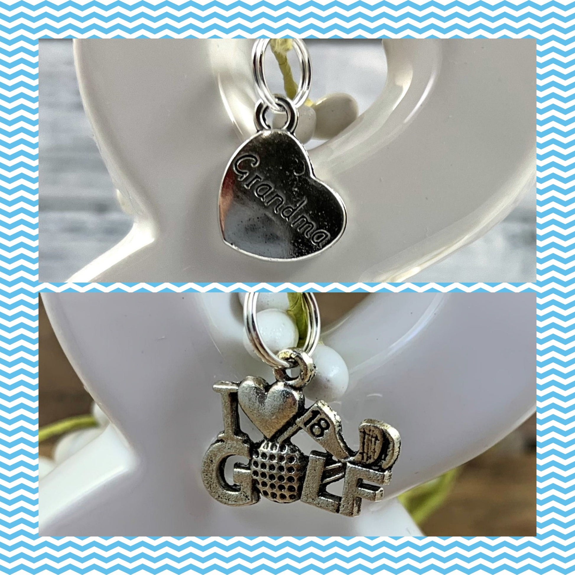 Handmade Grandma Keychain, Grandma Gift, Popular Right Now, Mother in Law Gift, Wristlet Keychain, Golf Gifts for Women, Retirement Gift