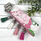 Vera Bradley Key Fob Floral Fabric Keychain Gift For Women