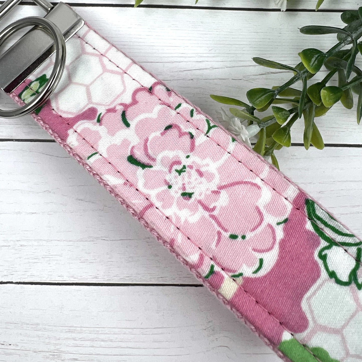 Vera Bradley Key Fob Floral Fabric Keychain Gift For Women