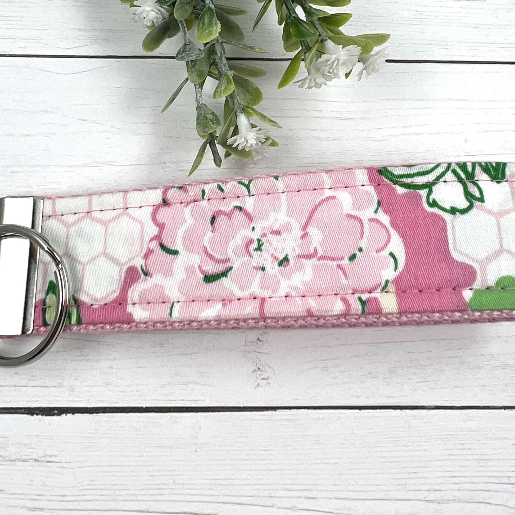 Vera Bradley Key Fob Floral Fabric Keychain Gift For Women