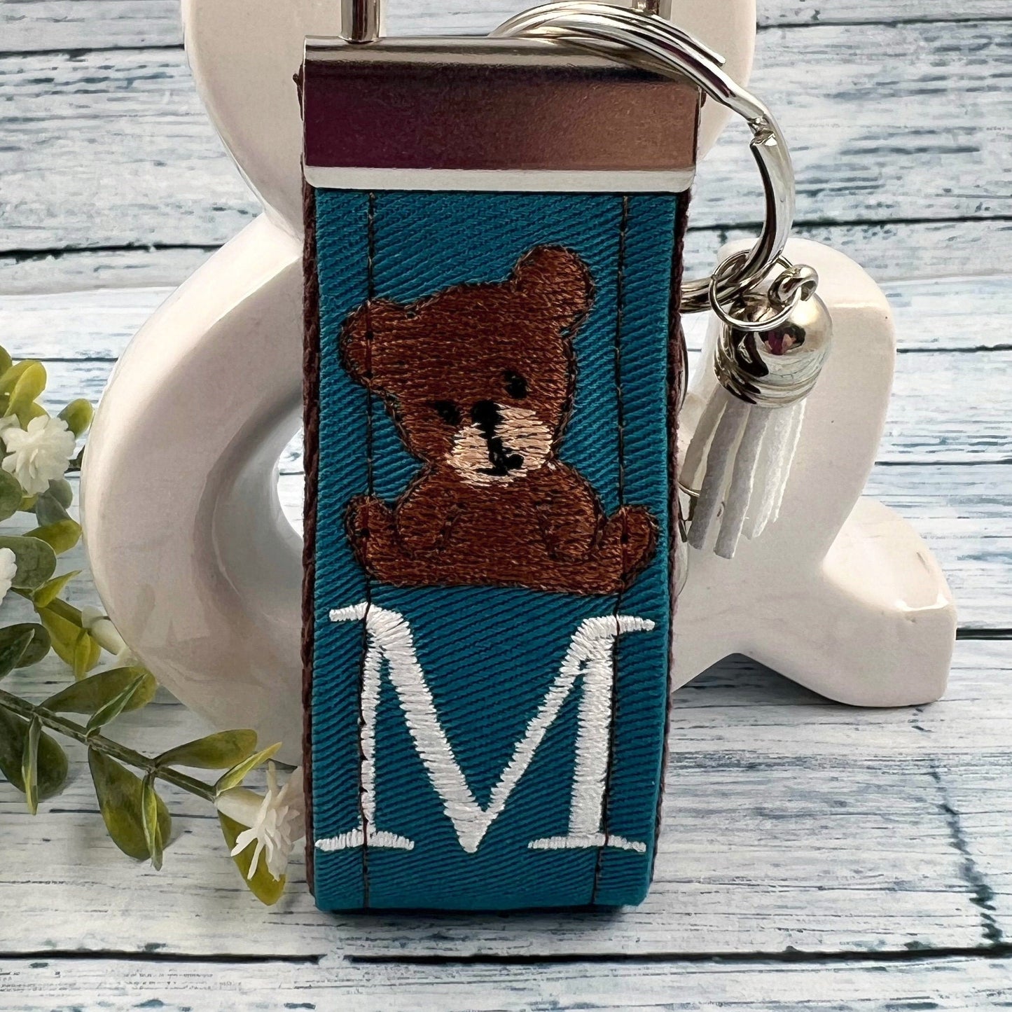 Handmade Teddy Bear Keychain, Teddy Bear Baby Shower, Teddy Bear Gift Bag, Teddy Bear Gifts, Personalized Teddy Bear Keychain, Luggage Tag