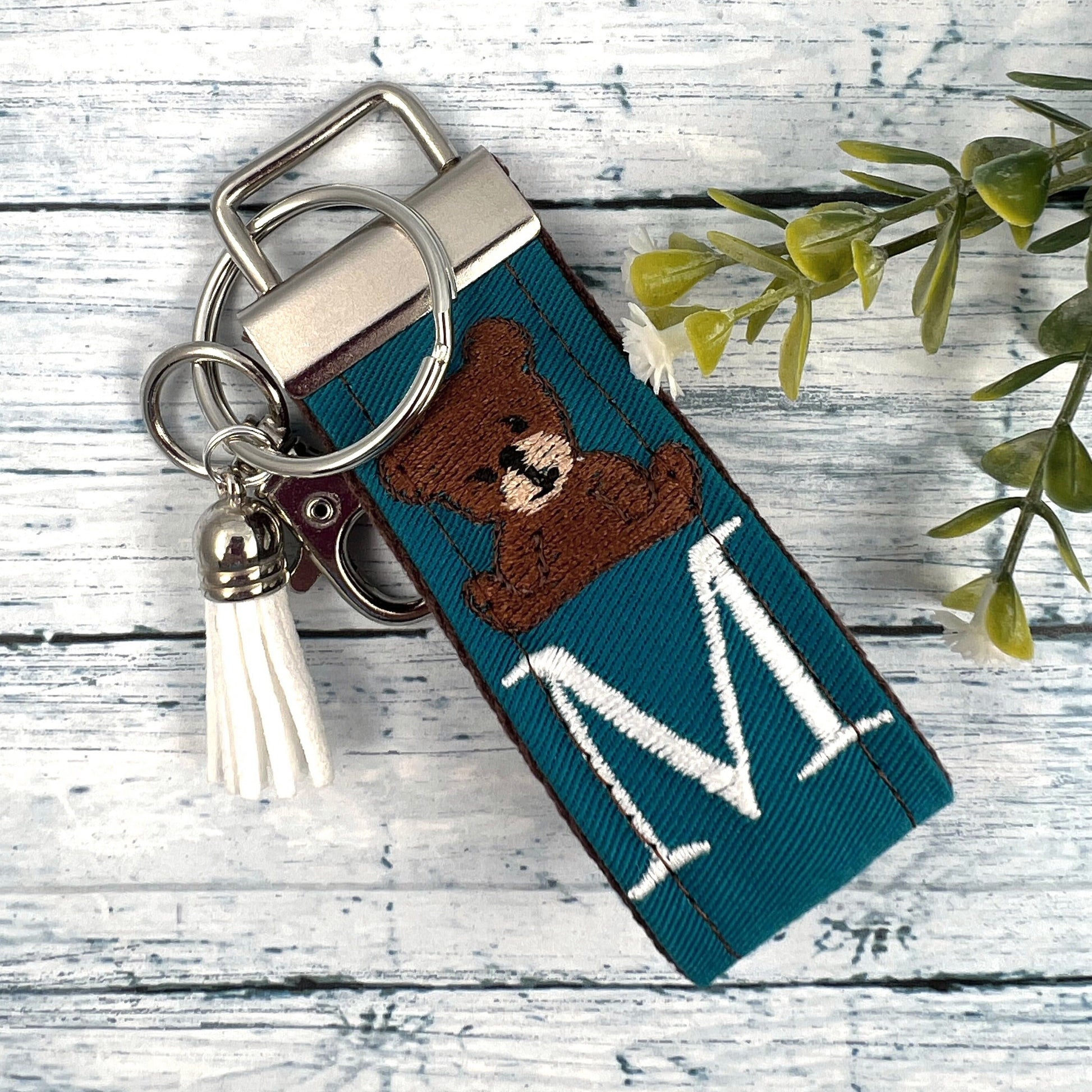 Handmade Teddy Bear Keychain, Teddy Bear Baby Shower, Teddy Bear Gift Bag, Teddy Bear Gifts, Personalized Teddy Bear Keychain, Luggage Tag