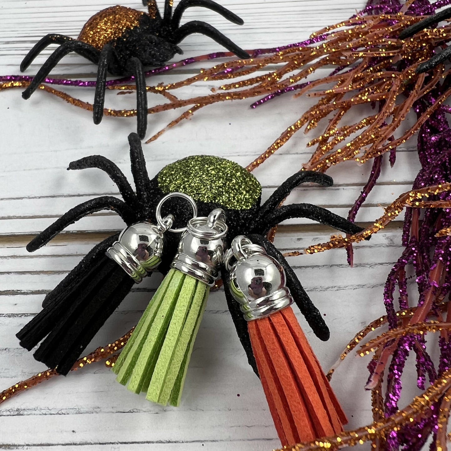 Handmade Witch Keychain, Halloween Keychain, Halloween Gift, Customizable Keychain, Personalized Keychain, Luggage Tag, Witch Legs, Witches
