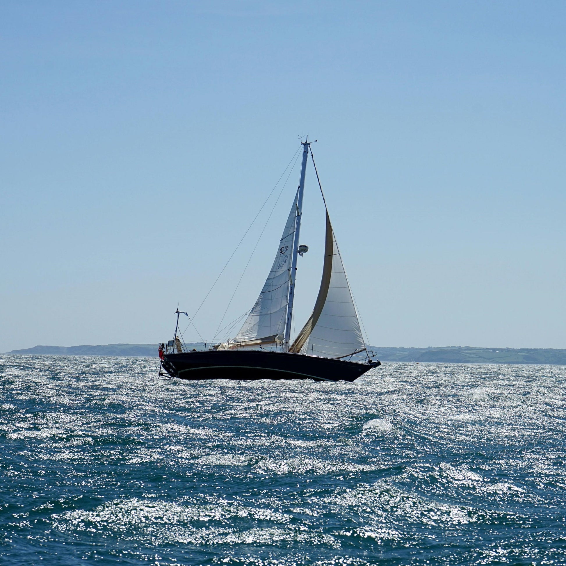 Sailboat Keychain, Sailboat Gifts, New Driver Gift, Initial Keychain, Luggage Tag, Couples Keychain, Nautical gifts, Sailing gifts