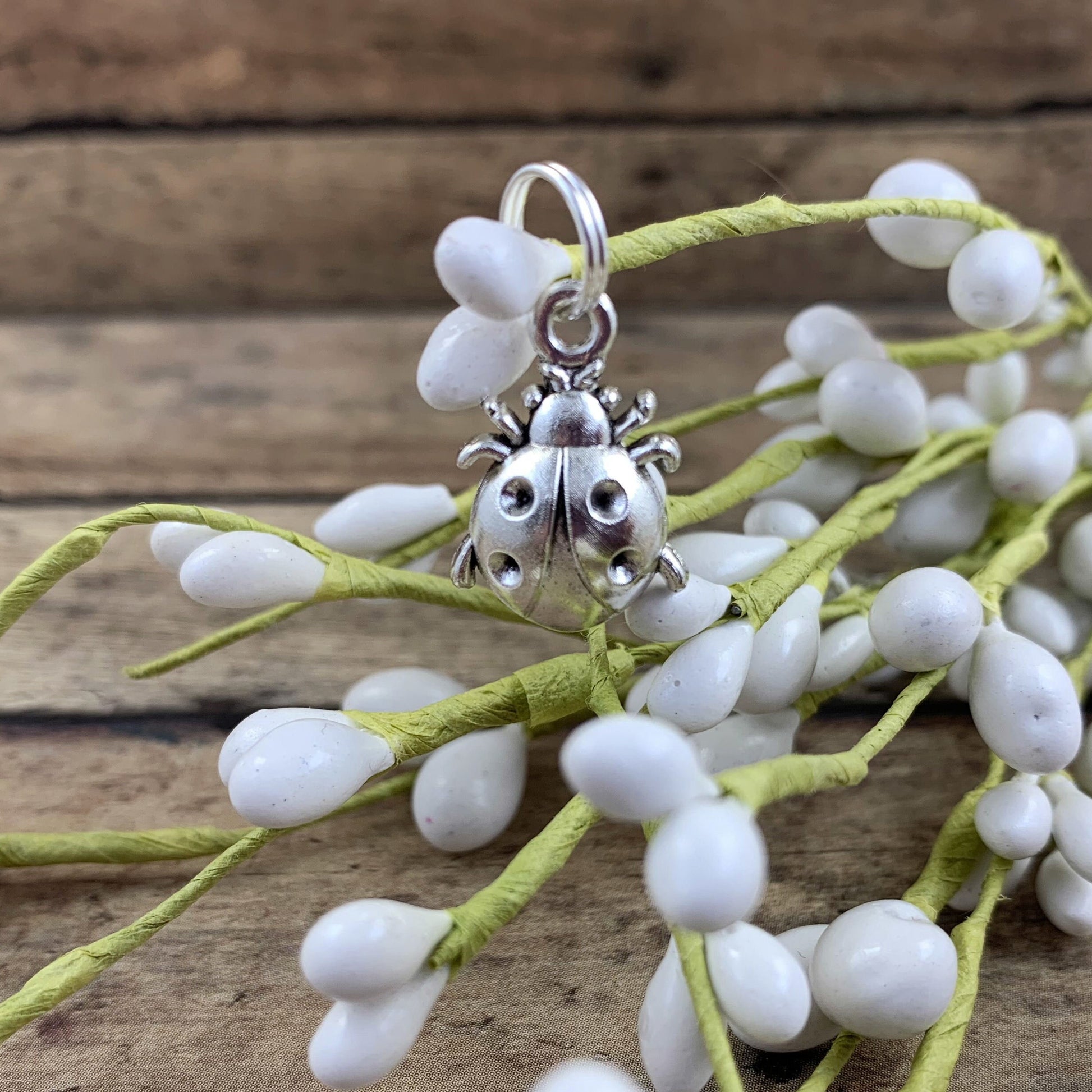 Cute LadyBug Keychain, Good Luck Gift, Best Friend Gift, Preschool Teacher Gifts, Wrist Keychain, Ladybug Gifts, Ladybug baby shower