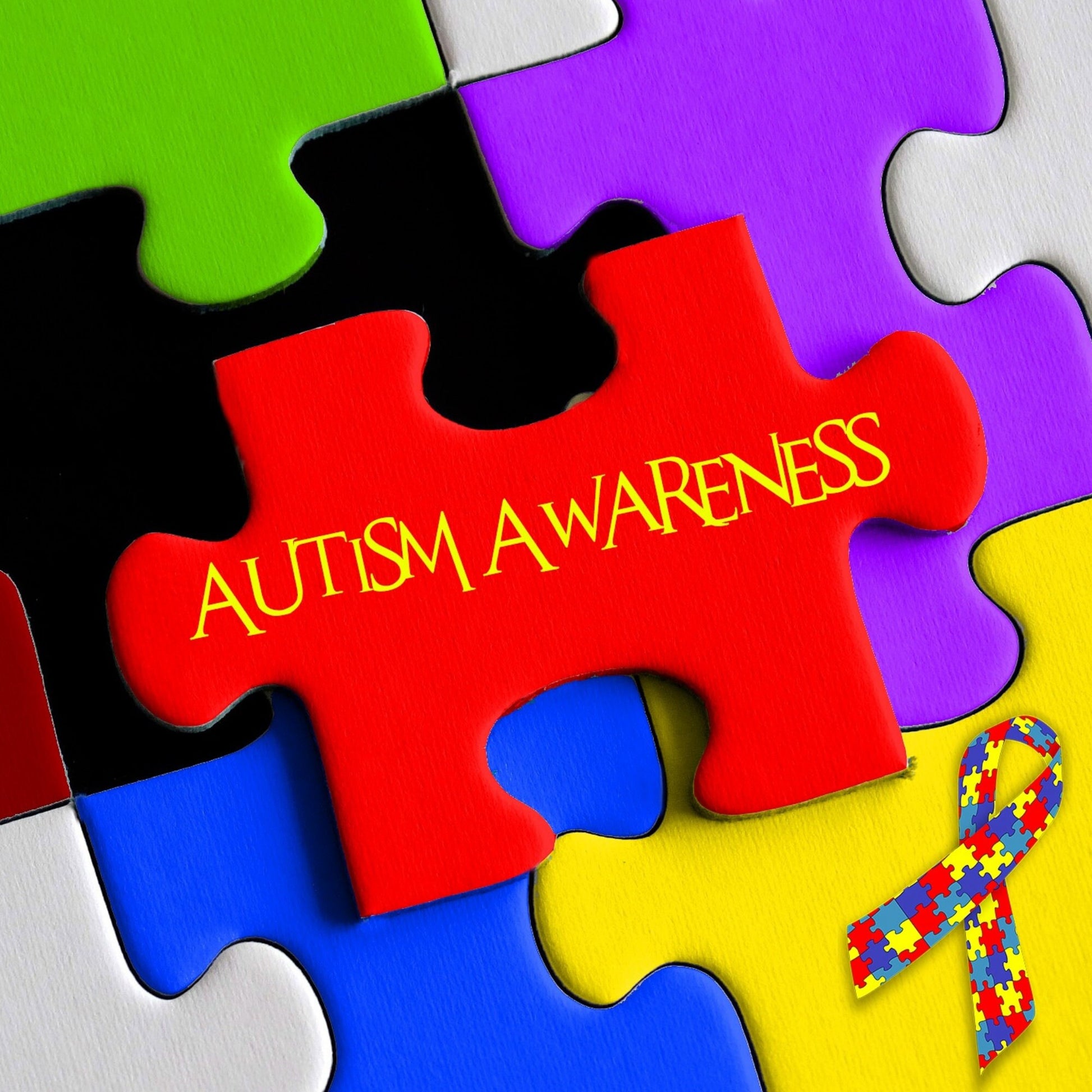 Handmade Autism Keychain, Autism Awareness, Autism Teacher Gift, Autism Puzzle Piece, Autism Mom, Autistic Pride, Autistic Adult Gift