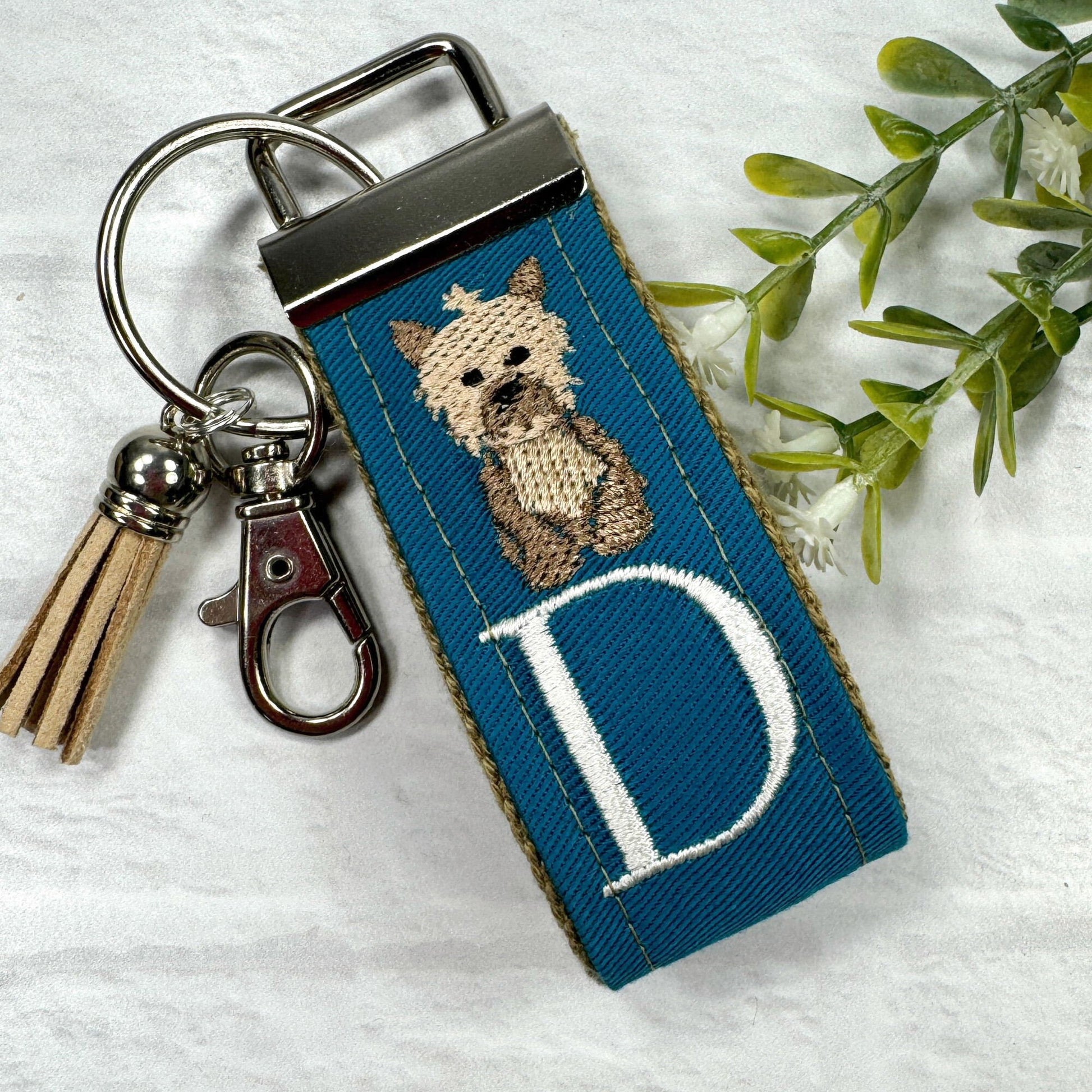 Handmade Yorkie Keychain, Yorkie Mom, Yorkie Gifts, Pet Keychain, Dog Mama, Luggage Tag, Yorkie Dog Owner Gifts, Yorkshire Terrier, Yorkie