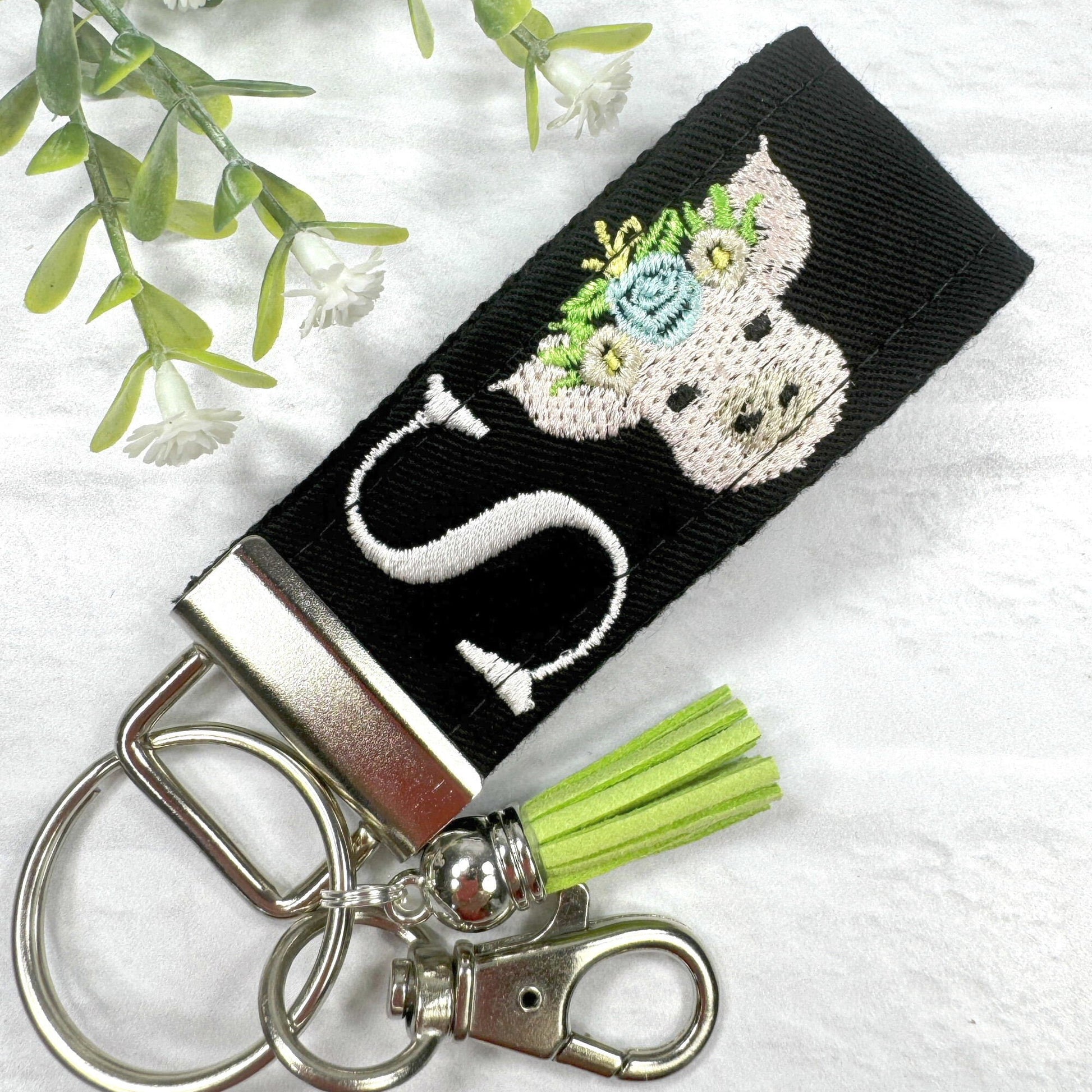 Pig Keychain, Pig Gifts, Pig Gift, Backpack Keychain, Letter Keychain, Embroidered Keychain, Cool Keychain, Luggage Tag, Pet Pig, Cute Pig