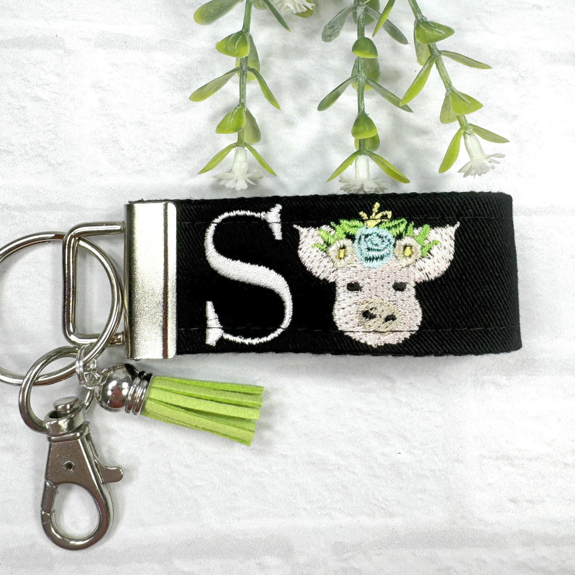 Pig Keychain, Pig Gifts, Pig Gift, Backpack Keychain, Letter Keychain, Embroidered Keychain, Cool Keychain, Luggage Tag, Pet Pig, Cute Pig