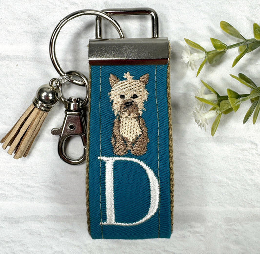 Handmade Yorkie Keychain, Yorkie Mom, Yorkie Gifts, Pet Keychain, Dog Mama, Luggage Tag, Yorkie Dog Owner Gifts, Yorkshire Terrier, Yorkie