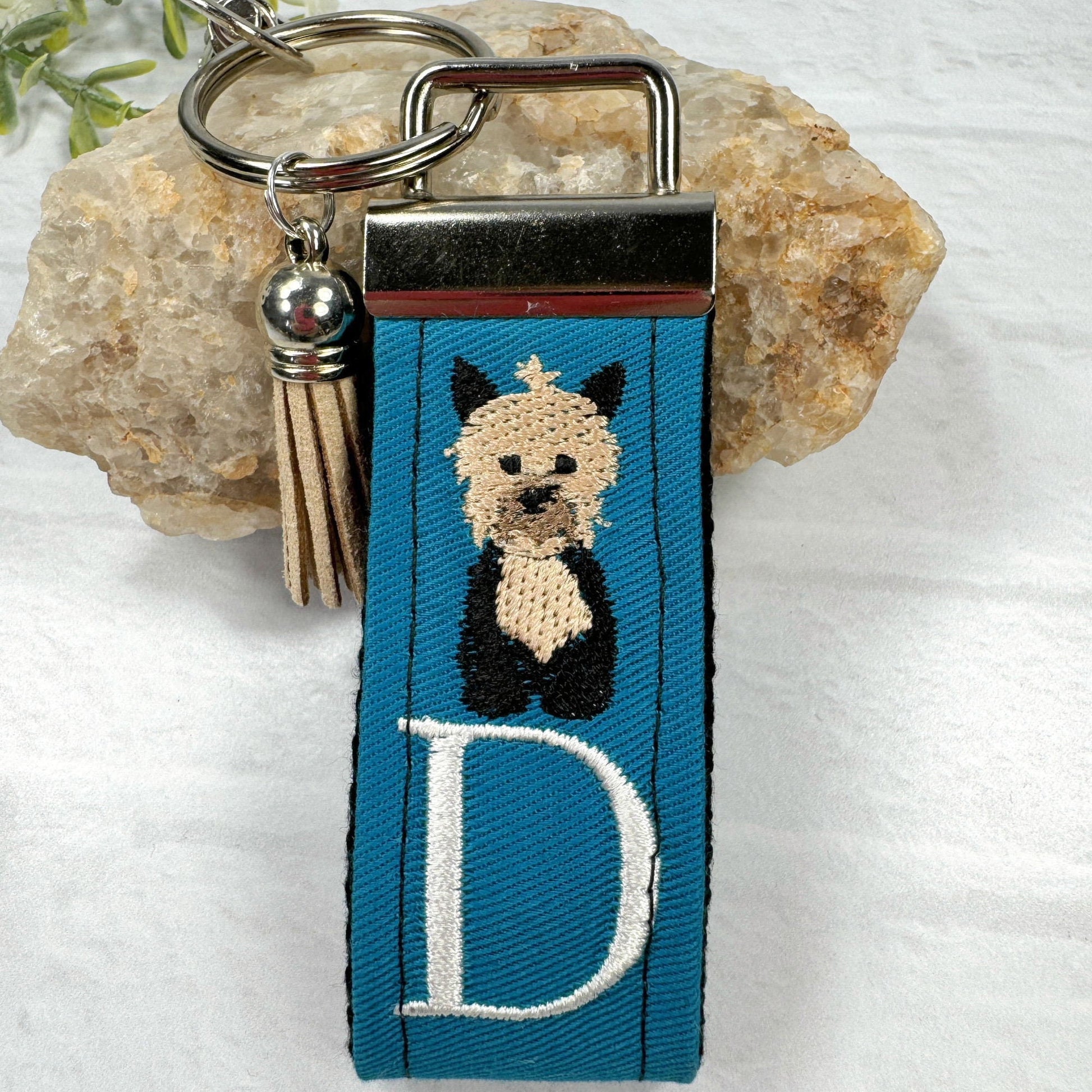 Handmade Yorkie Keychain, Yorkie Mom, Yorkie Gifts, Pet Keychain, Dog Mama, Luggage Tag, Yorkie Dog Owner Gifts, Yorkshire Terrier, Yorkie