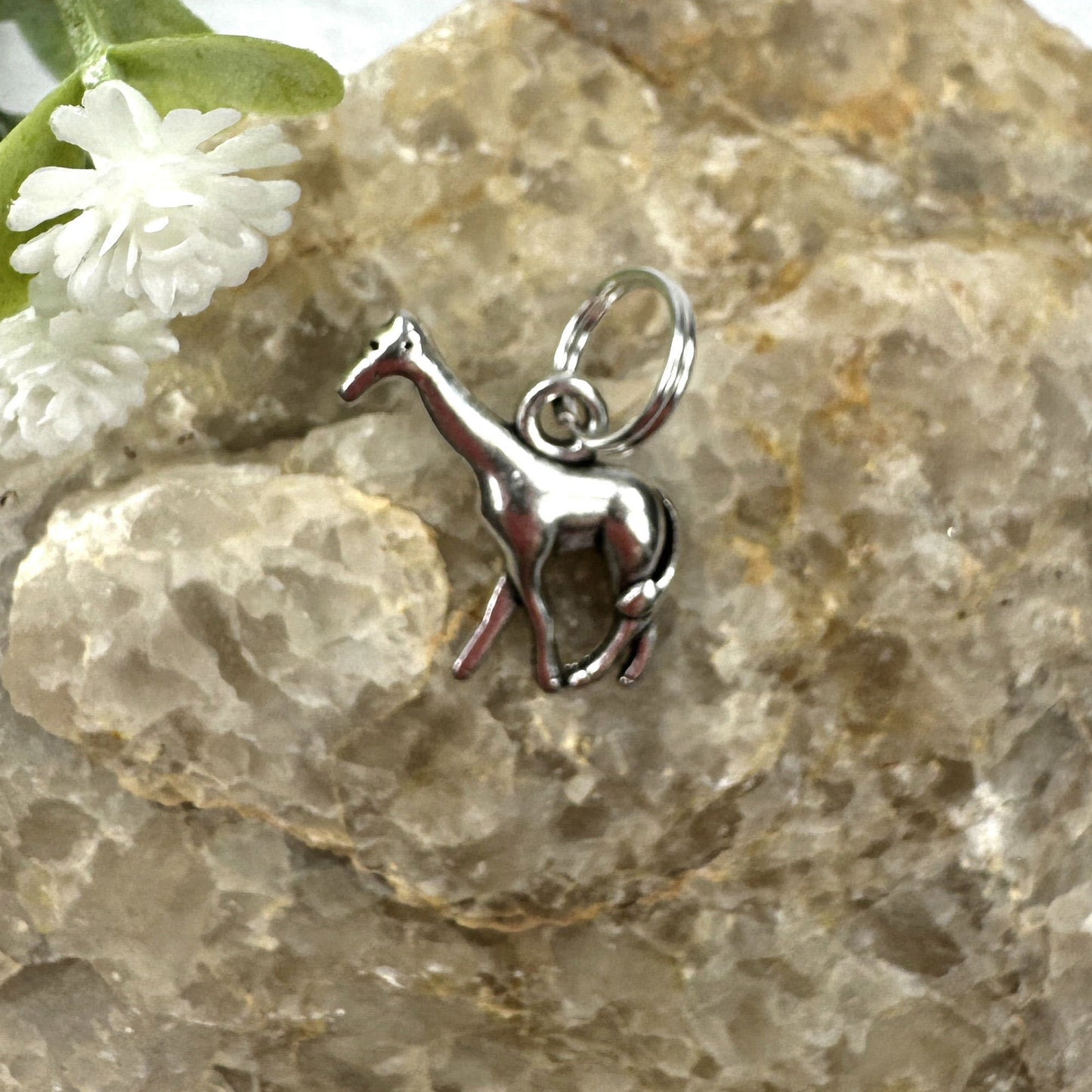 Giraffe Keychain, Giraffe Gift, Safari Animals, Embroidered Keychain, New Driver Keychain, Embroidered Letter Keychain, Backpack Keychain